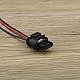 1 STK. 3 Pin Auto PDC Sensor Kabel Stecker Kabelbaum Ersatz 3C0973203 1452669 Kompatibel mit VW Kompatibel mit Audi 3 Pin PDC Parksensor Stecker Kabel