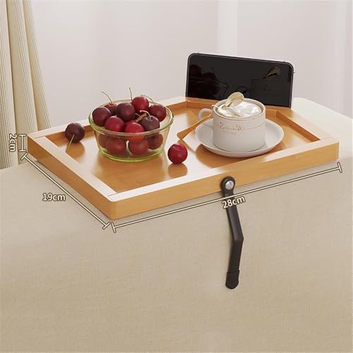 Table d'appoint accoudoir de canapé avec étagère basse mobile de rangement - 4