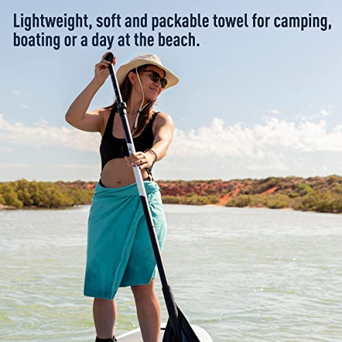 Sea to Summit - Pocket Towel Reisehandtuch XL - Mikrofaser Strandtuch - Kompakt - Ultra saugfähig & Schnelltrocknend - Leicht - Aufhänger &… – Ansicht 2