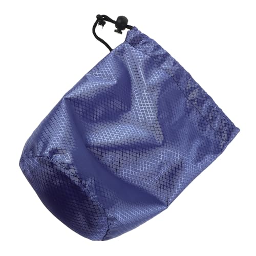 Kichvoe Bolsa de Almacenamiento para Chaquetas de Plumas de Nylon Diseño Ligero y Costuras Reforzadas, Bolsa de Cuerda Azul para Viaje y Organización de Ropa