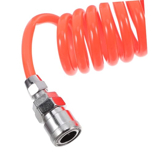 Manguera para compresor de poliuretano flexible de 3m con resorte helicoidal 4