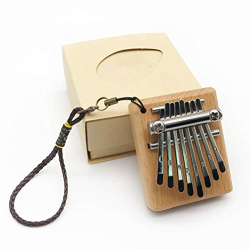 Ooscy Valentijnsdag decoraties geschenken, 8 toetsen duim piano zak duim hout hout vinger percussie vinger piano… - Image 6