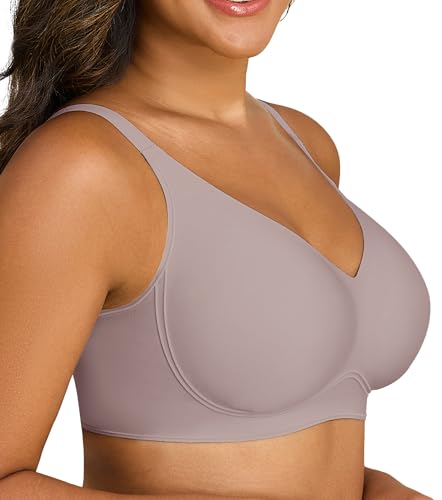 Image of Xcutting Bra for Women Wireless No Underwire Seamless Full Coverage Deep V Bralettes Everyday Comfortable Soft