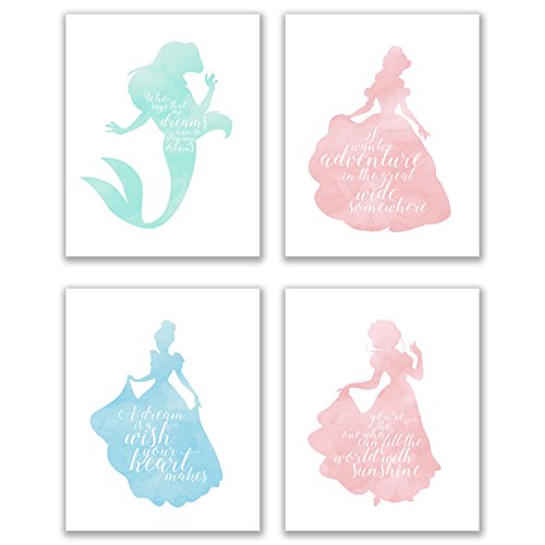 Summit Designs Disney Princess Inspirational Quotes Set Of 4 8x10 Poster Photos Cinderella Snow White Belle Ariel Buy Online In Aruba At Aruba Desertcart Com Productid
