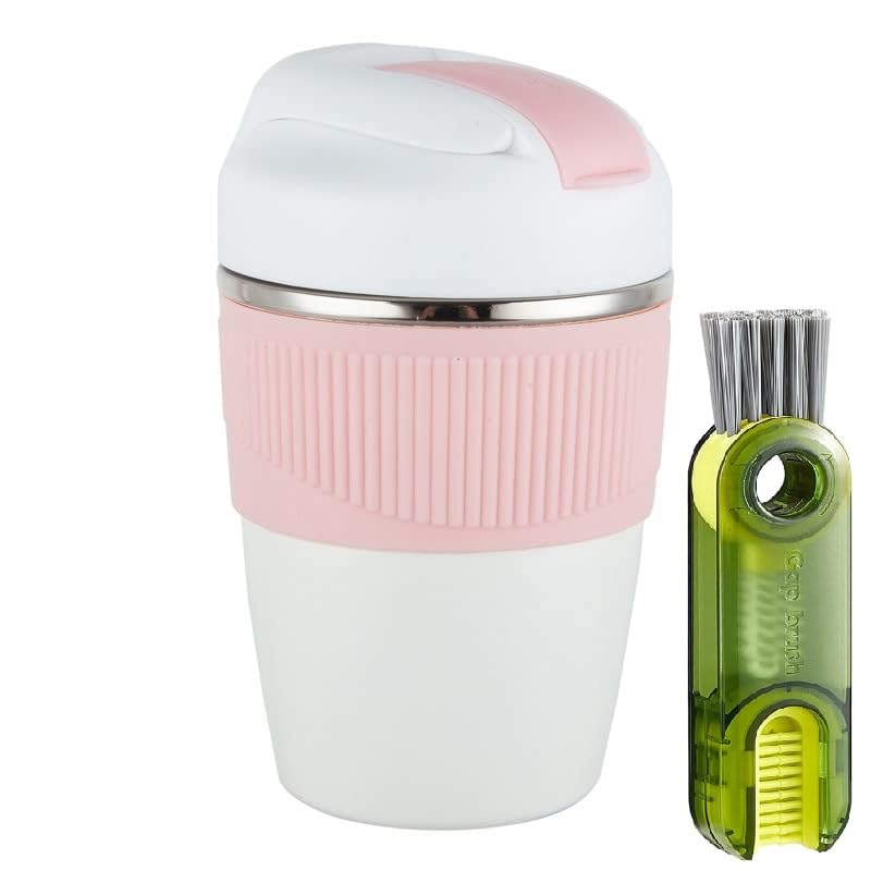 Coffee Cup Thermal Mug with Straw and Brush Isotherm Flask Tumbler Thermo for Water Bottle Stainles Steel Beer Cooler Waterproof Drinkware