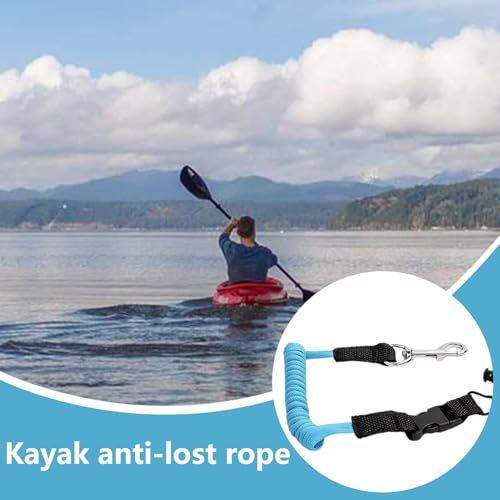 Correa de remo para kayak y canoa cuerda elástica de alta resistencia para pesca 2