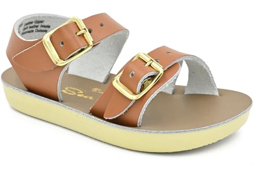 Salt Water Sandals Sun-San Sea Wee, Tan, Size Infant 4