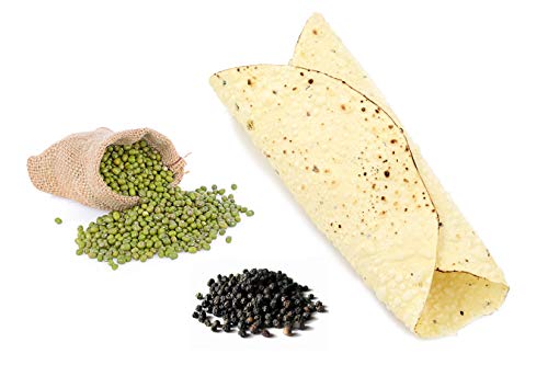 Image of Timeless Food Moong Special Papad 800g | Plain Mungdal Saji Papad | Authentic Sardarshahar Snack