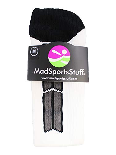 MadSportsStuff White Player ID Custom Number Over the Calf Socks for Softball Baseball Football Boys and Girls3