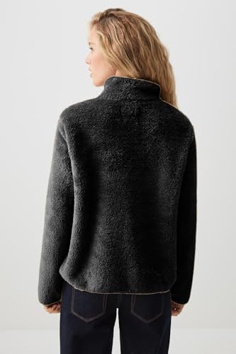 Image of ColorChakra Womens sherpa fur jacket for women superwarm leight weight fabric Plus size sweatshirt M to 5XL