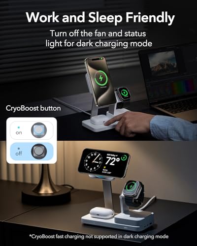 ESR 100W 6-in-1 GaN Charging Station with MagSafe & Apple Watch — view 9