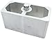 Allstar Performance ALL56133 2.5" Wide x 5" Long x 2" High 9/16" Pin Diameter Extruded Aluminum Lowering Block