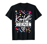 Konfetti im Herzen Karneval Designs