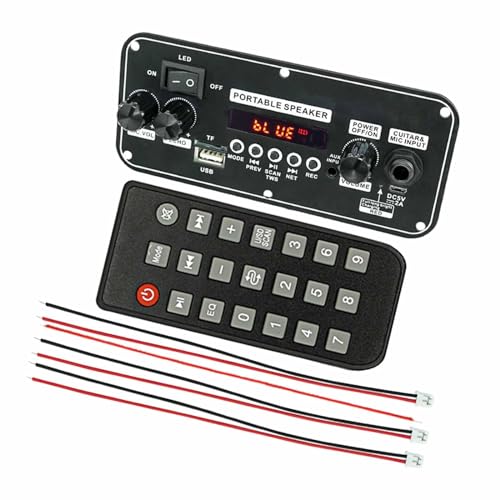 Carte Décodeur Audio MP3 Haute Fidélité avec Module Récepteur Enregistrement et Télécommande