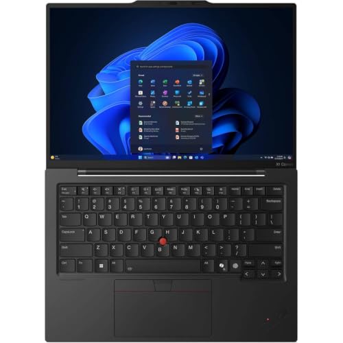 Image of Lenovo ThinkPad X1 Carbon Gen 13 Aura Edition 21NS0163US 14 inch Copilot+ PC Ultrabook - 2.8K - 120 Hz - Intel Core Ultra 7 268V - Intel Evo Platform - 32 GB - 512 GB SSD - English Keyboard - Black Paint