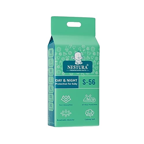 Image of Baby Diaper Pants Small (S), 56 Count, (4-8 kg)