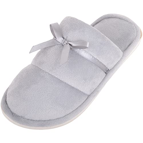 Chaussons mules d'hiver avec semelle intérieure rembourrée anti-fatigue