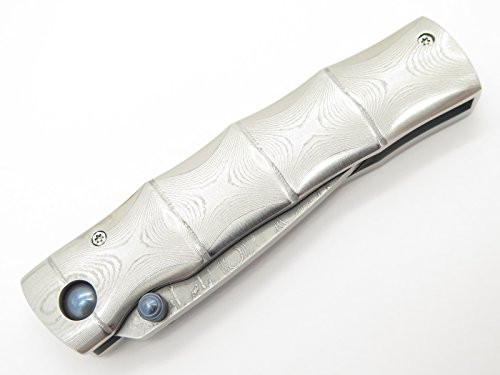 Mcusta Seki Japan Take Mc-33D Vg-10 Damascus Bamboo Small Folding Pocket Knife #TOP5