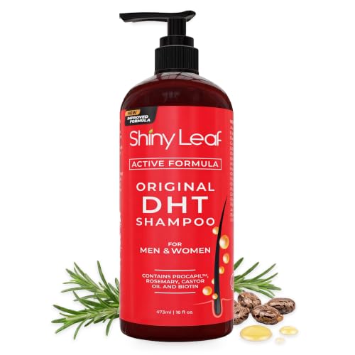 Anti-Hair Loss Shampoo With Biotin for Men & Women - Sulfate-Free Natural DHT Blocking Formula for Hair Growth Thinning Hair Prevention 16 Oz