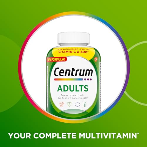 Centrum Adult Multivitamin/Multimineral Supplement with Antioxidants, Zinc, Vitamin D3 and B Vitamins, Gluten Free, Non-GMO Ingredients - 200 Count - Image 3