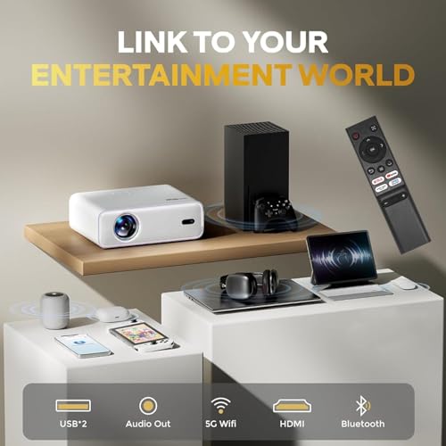 Image of Replacement Remote Control for Aurzen EAZZE D1 Mini Movie Projector