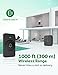 AVANTEK Wireless Door Bell, CB-21 Mini Waterproof Wireless Doorbell Operating at Over 1000 Feet, 2 Remote Buttons Can Have Different Tones, 52 Melodies, CD Quality Sound and LED Flash