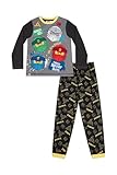 LEGO Conjunto de pijama largo Ninjago para niños, Negro, 9-10 Years
