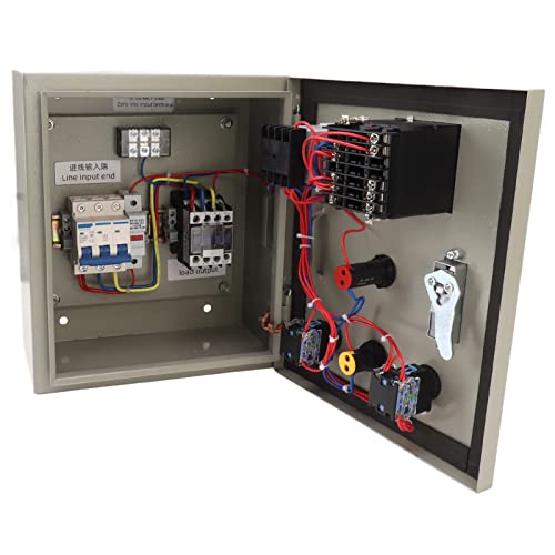 Controlador de Temperatura PID, Controlador PID con Termopar 3 Fase 7.5kW 380VAC Caja de Control de TAT Inteligente 0-400 ℃ Controlador de Temperatura Temper para el Horno de Preparación para el Hogar