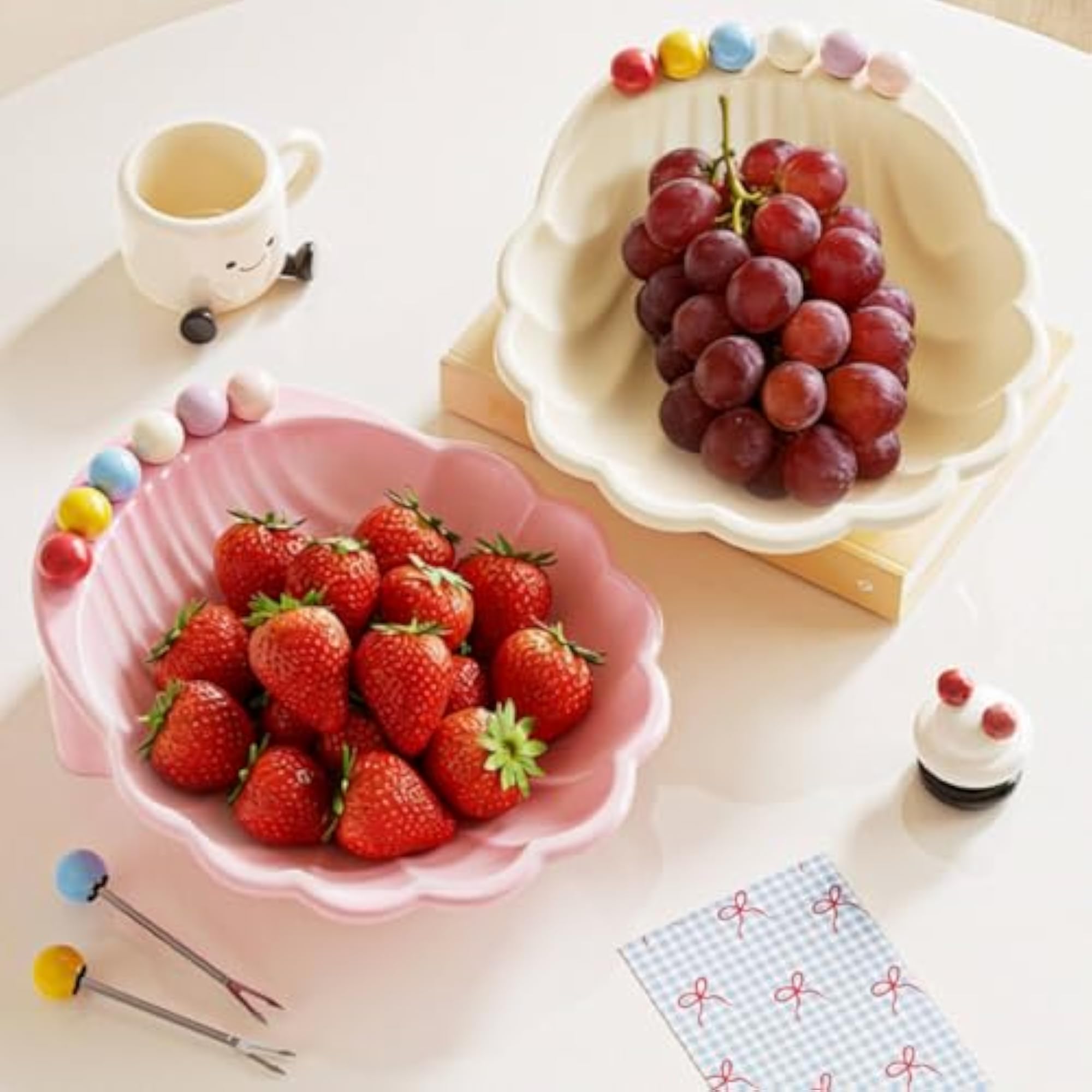 Light Luxury Square Fruit Plate, Decorative Serving Tray