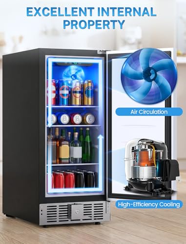 Electactic 15 Inch Outdoor Beverage Cooler