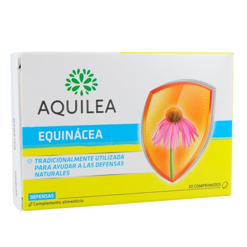 AQUILEA Equinácea 30 Comprimidos - Para Reforzar las defensas del Organismo - Ayuda al Sistema Inmunológico - Complemento Alimenticio