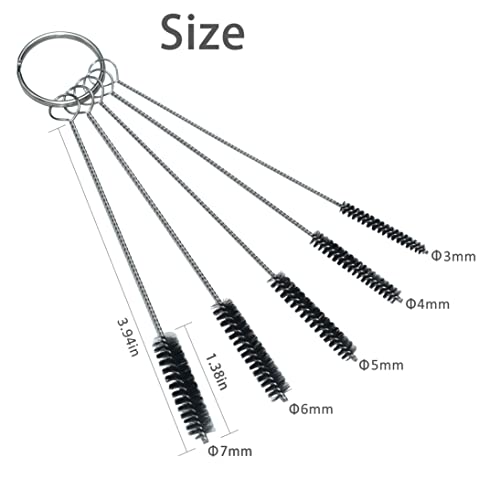 Carburetor Carbon Dirt Jet Remove Cleaner, 13 Cleaning Wires Set + 10 Cleaning Needles + 5 Nylon Brushes Tool Kit For Motorcycle Atv Moped Welder Carb Chainsaw Spray Guns Torch Tips #TOP1