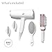 T3 AireLuxe Professional Ionic Hair Dryer and Brush Set, with 5 Heat and 3 Speed Settings, Ion Generator, Cool Shot, Includes Paddle Brush and 2.5