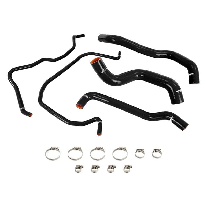 MishimotoSilicone Radiator Hose Kit Compatible With Chevrolet/GMC 1500 5.3L/6.2L 2019+, Black