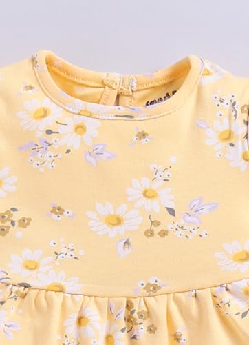 Image of Smart Baby Cotton Frock Set for Baby Girls - Soft Interlock Cotton