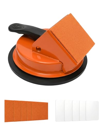 Heavy Duty Floor Gap Fixer Tool for Laminate 45 Striking Surface Laminate Flooring Tools Leveling Enhanced Suction Cup Floor Repair Kit with 5 Shock-Absorbing Foam Pads and 5 Sticky Pads