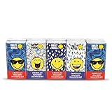 3000 Tücher - SmileyWorld® Taschentücher – Extra Stark & Ultraweich | 4-lagig | Blue Series – Taschentücher im Taschenformat (300 Packungen)
