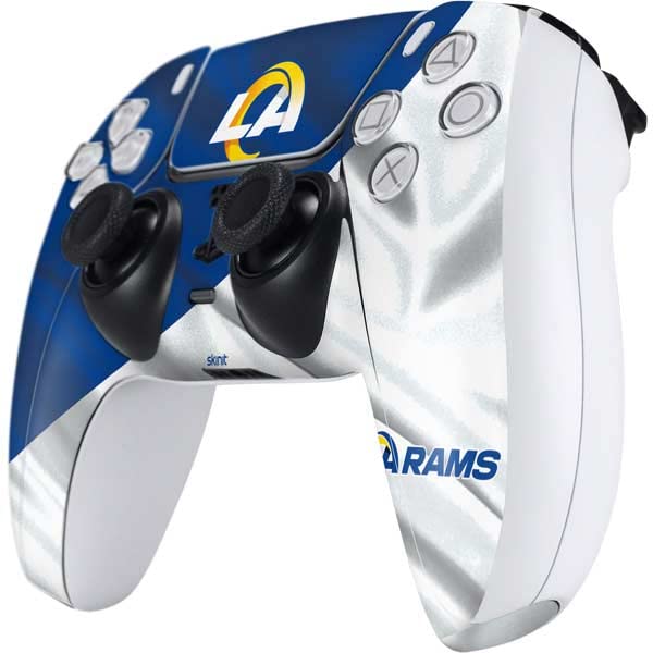 Skinit Decal Gaming Skin Compatible with PS5 Controller - Officially Licensed NFL Los Angeles Rams Design