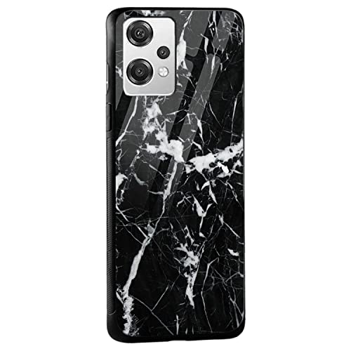 Image of COLORflow Back Cover Compatible with OnePlus Nord CE 2 Lite 5G | Black Marble White | Shockproof TPU Bumper Cover with Camera Protection Back Cover Compatible with OnePlus Nord CE 2 Lite 5G