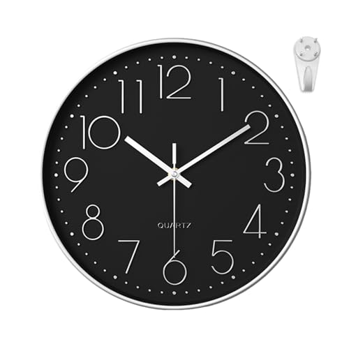 Opiniones y reviews de Relojes de pared al mejor precio. 44 LAWAN Relojes Pared Grandede 12 Pulgadas,Sin Tictac,Adecuados para Sala de Estar, Comedor, Dormitorio, Aula Escolar