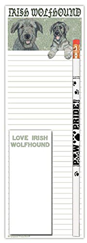 PP Irish Wolfhound Notepad & Pencil Gift Set
