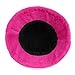 Umeepar Winter Faux Fur Fuzzy Bucket Hat Fluffy Warm Hat for Women Men (Plain Rose)