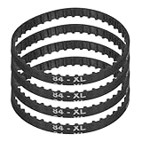 uxcell 4pcs 84XL 025 Timing Belt 42 Teeth Rubber Geared Cogged Belt, 0.25