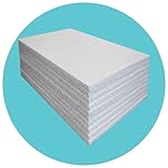 Triplast Expanded Polystyrene Foam Sheets EPS 70 (25 Sheets, 600 x 400 x 10mm Each) - BBA Certified Wall & Floor Insulation Board - Box Lining & Packaging Foam Board - White Blocks for DIY Projects