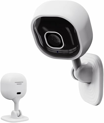 NEXARA Inteligente 1080P Cámara de Seguridad Interior Multifuncional Mini Monitoreo Grabadora IP Alarma Inalámbrica, Monitor de Bebé de Seguridad