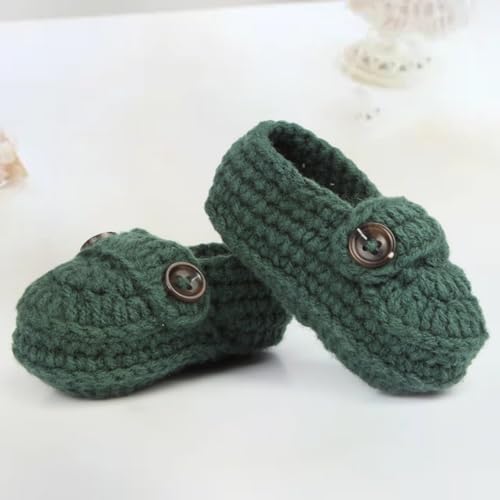 Newborn Baby Hand Knitting Crochet Booties Shoes Mary Jane First Walking Non-Slip Stay On Warm Knit Sock Boots4