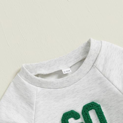 Baby Boy Girl Football Outfit Go Birds Embroidered Romper Long Sleeve Crewneck Jumpsuit Newborn Fall Winter Outfit4