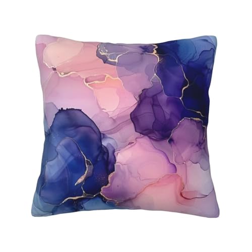 Housse coussin abstraction velours pour cocooning sur canapé de chambre