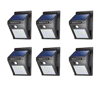 ASGTRADE 20 LED Solar + Motion Sensor Solar Panel Wall Light for Wireless Waterproof Night Spotlight for Indoor/Outdoor/Garden Wall/Pathway/Security (6)