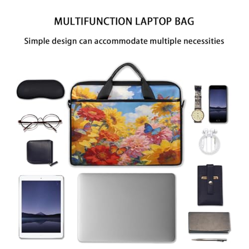 Maletín para laptop con diseño de mariposas 15 pulgadas miniatura 7